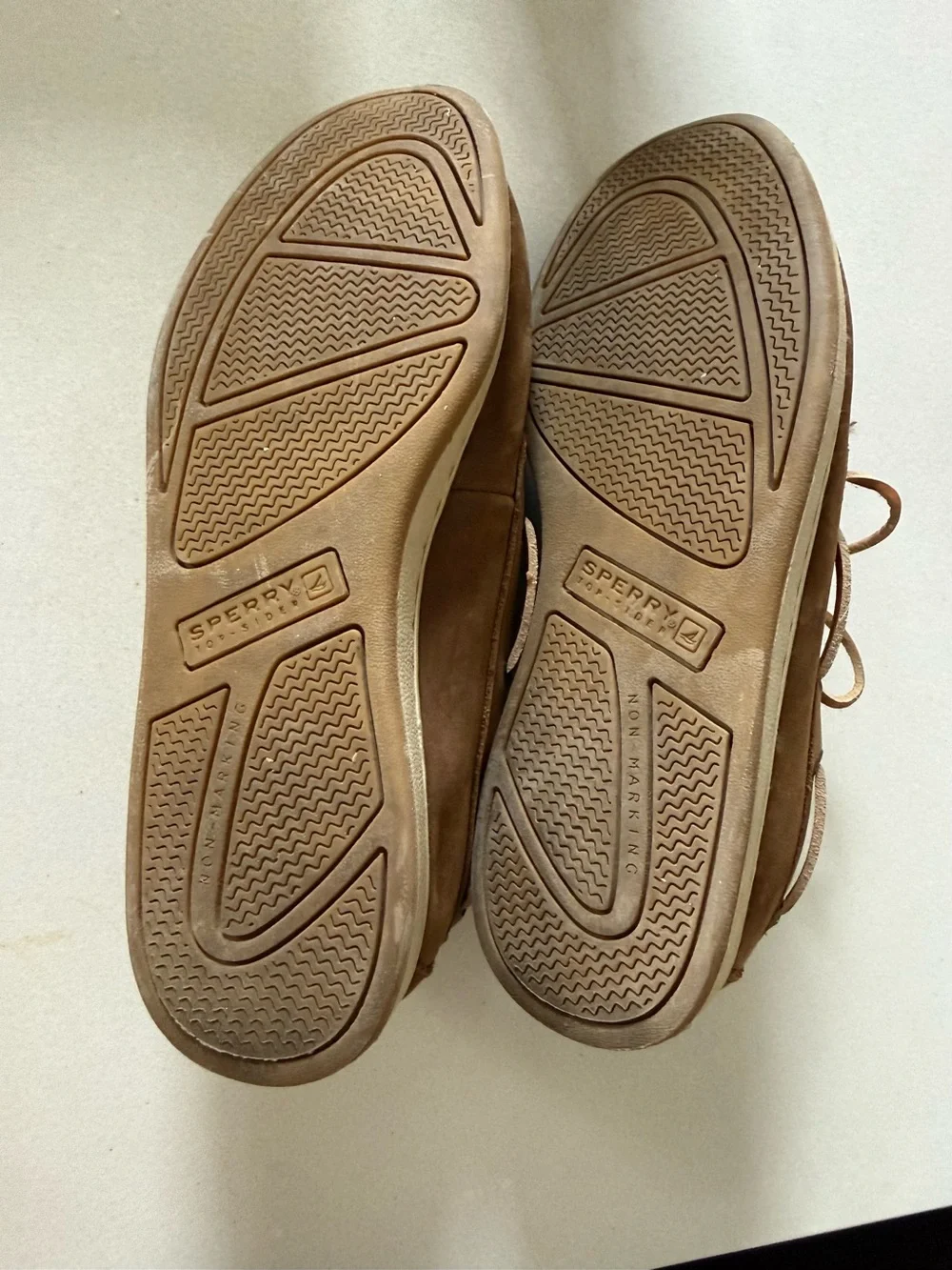 Sperry Brown Leather Kids Boat Shoes